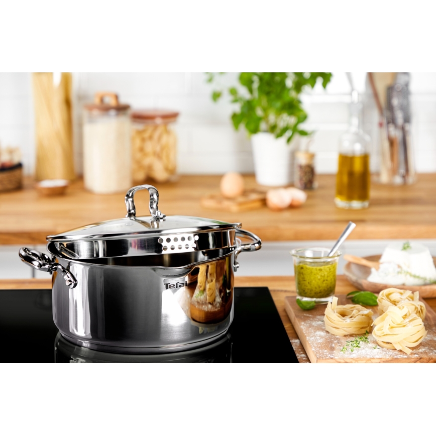Tefal - 8-częściowy zestaw naczyń DUETTO+