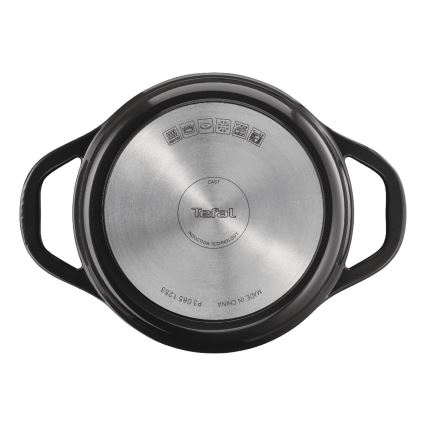 Tefal - Garnek z pokrywką AIR 20 cm antracyt