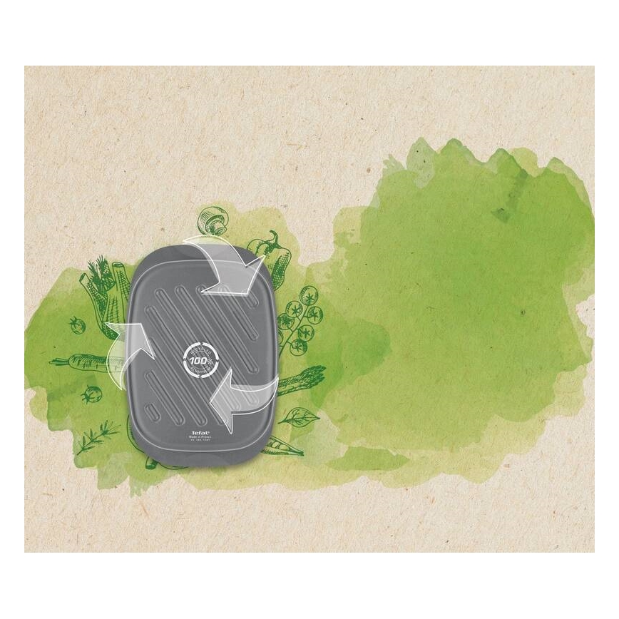 Tefal - Blacha do pieczenia LA RECYCLE 27x39 cm czarna