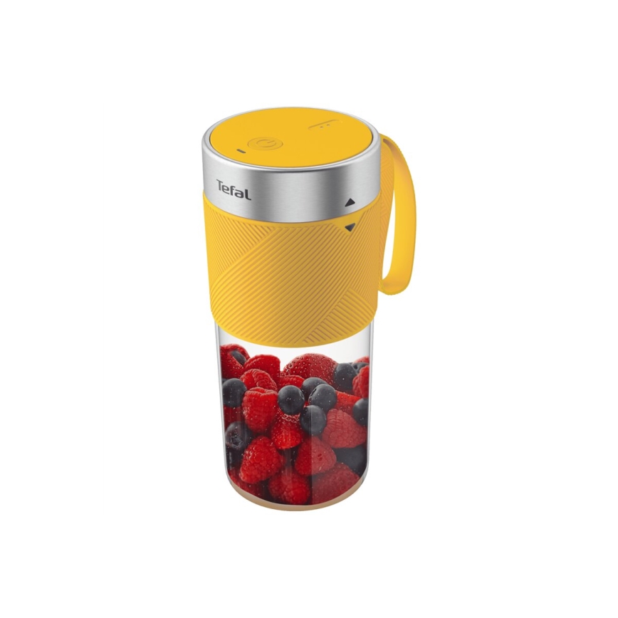 Tefal - Blender do smoothie BLENDFORCE 50W/5V 1200 mAh żółty