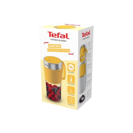 Tefal - Blender do smoothie BLENDFORCE 50W/5V 1200 mAh żółty