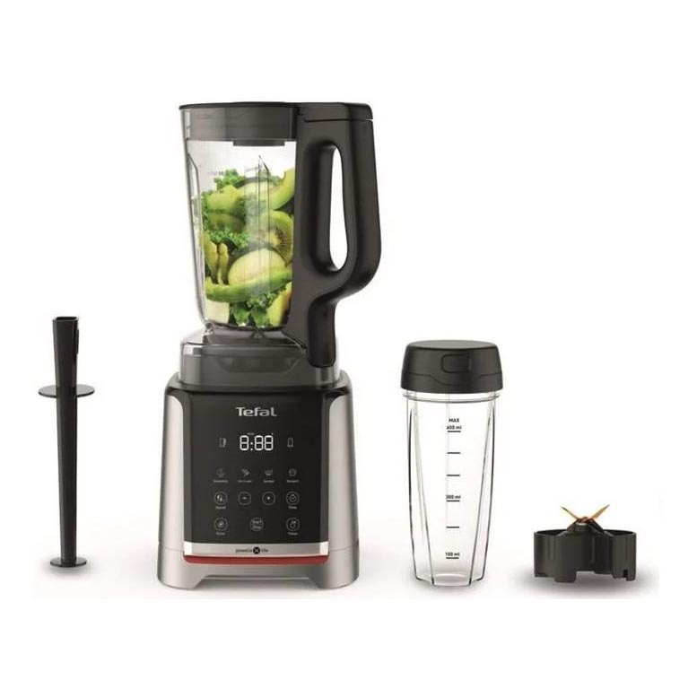 Tefal - Blender stołowy 1,7 l INFINITYMIX+ 1600W/230V czarny/stal nierdzewna