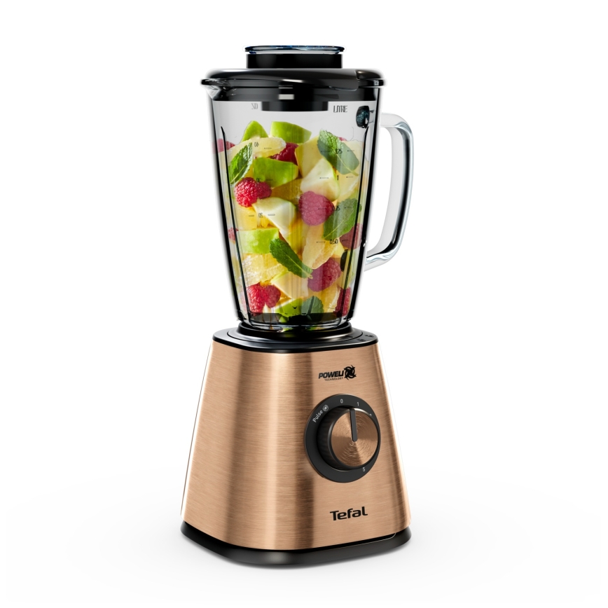 Tefal - Blender stołowy  1,75 l BLENDFORCE 800W/230V miedziany