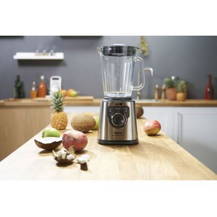 Tefal - Blender stołowy 2 l PERFECTMIX+ 1200W/230V matowy chrom/czarny