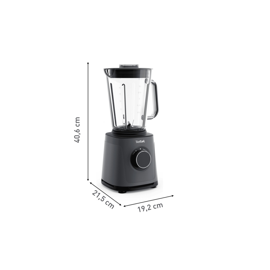 Tefal - Blender stołowy 2 l PERFECTMIX+ 1200W/230V czarny