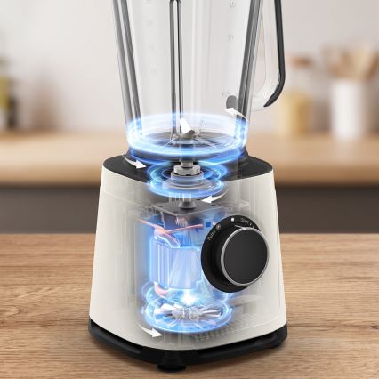 Tefal - Blender stołowy 2 l PERFECTMIX ESSENTIAL 1200W/230V biały