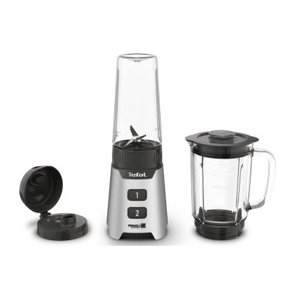 Tefal - Blender stołowy BLENDFORCE 400W/230V stal nierdzewna/czarny