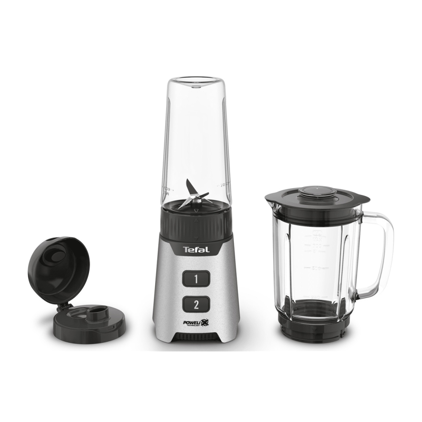 Tefal - Blender stołowy BLENDFORCE 400W/230V stal nierdzewna/czarny