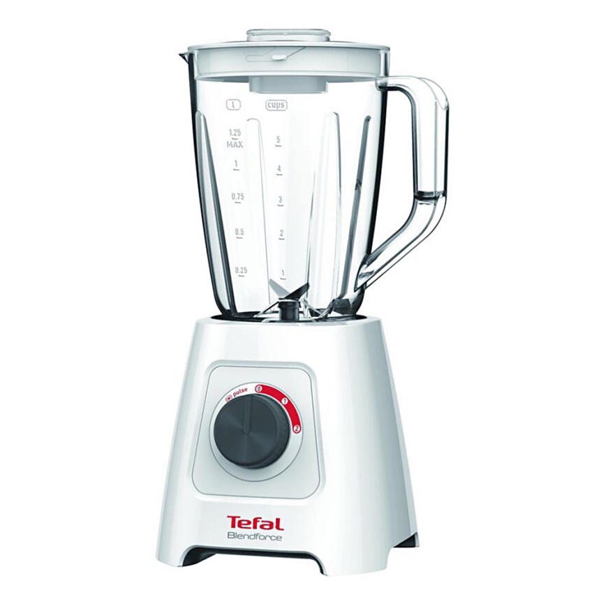Tefal - Blender stołowy BLENDFORCE 600W/230V biały