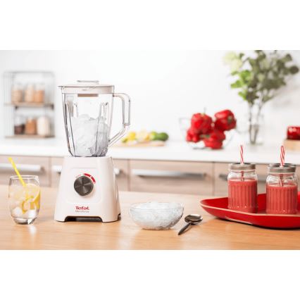 Tefal - Blender stołowy BLENDFORCE 600W/230V biały