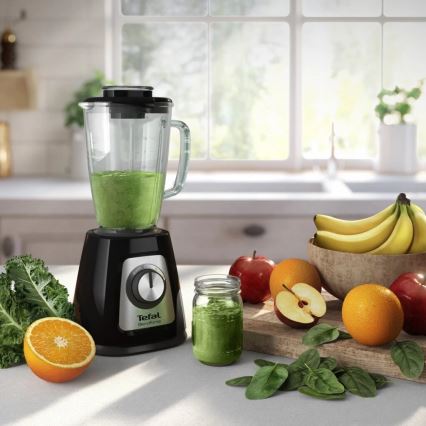 Tefal - Blender stołowy BLENDFORCE 800W/230V czarny/stal nierdzewna