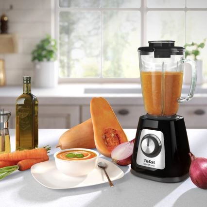 Tefal - Blender stołowy BLENDFORCE 800W/230V czarny/stal nierdzewna