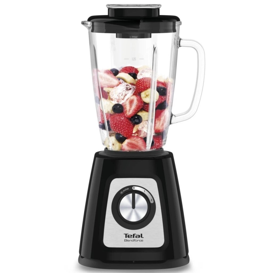 Tefal - Blender stołowy BLENDFORCE 800W/230V czarny/stal nierdzewna