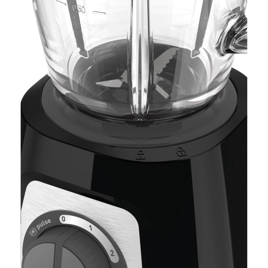 Tefal - Blender stołowy BLENDFORCE 800W/230V czarny/stal nierdzewna