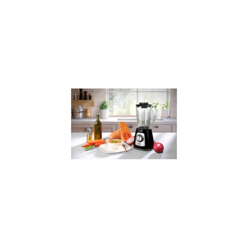 Tefal - Blender stołowy BLENDFORCE 800W/230V czarny/stal nierdzewna