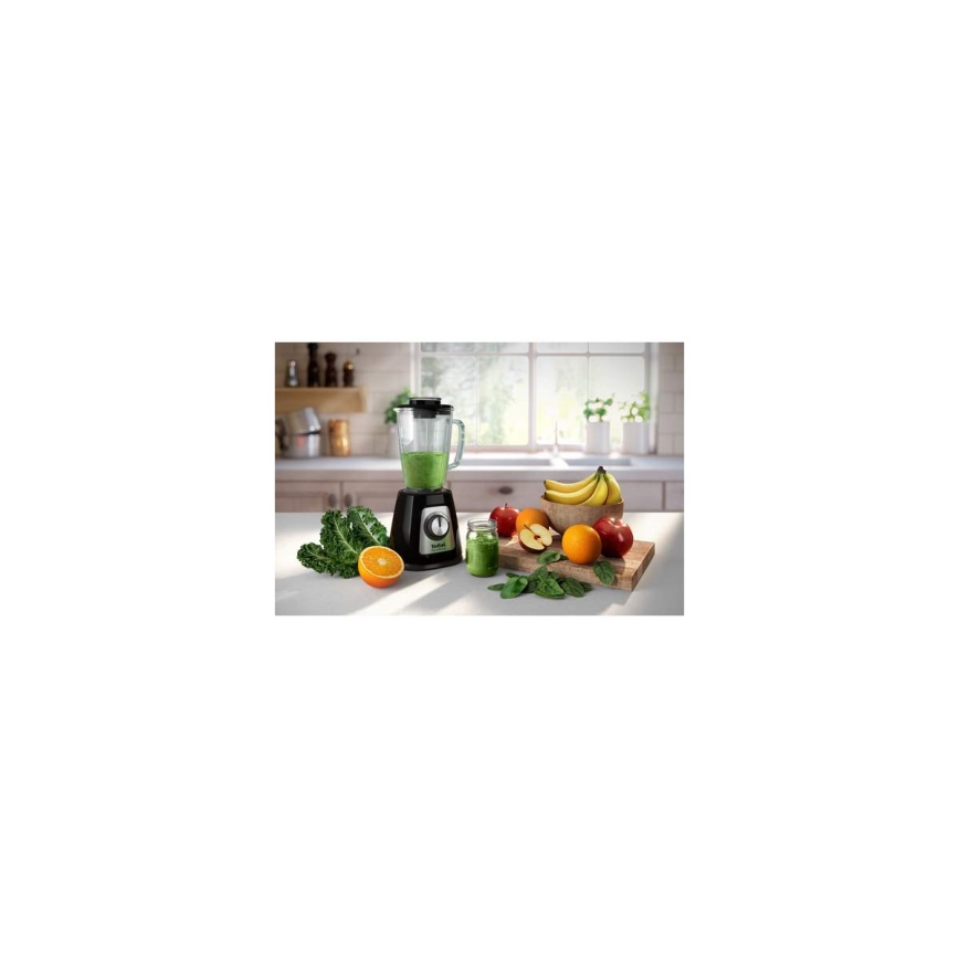 Tefal - Blender stołowy BLENDFORCE 800W/230V czarny/stal nierdzewna
