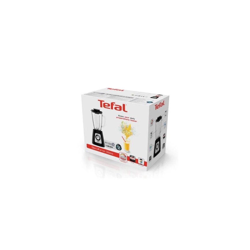 Tefal - Blender stołowy BLENDFORCE 800W/230V czarny/stal nierdzewna