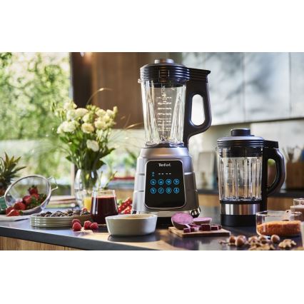 Tefal - Blender stołowy do gotowania HIGH SPEED ULTRABLEND BOOST 1300W/230V szary