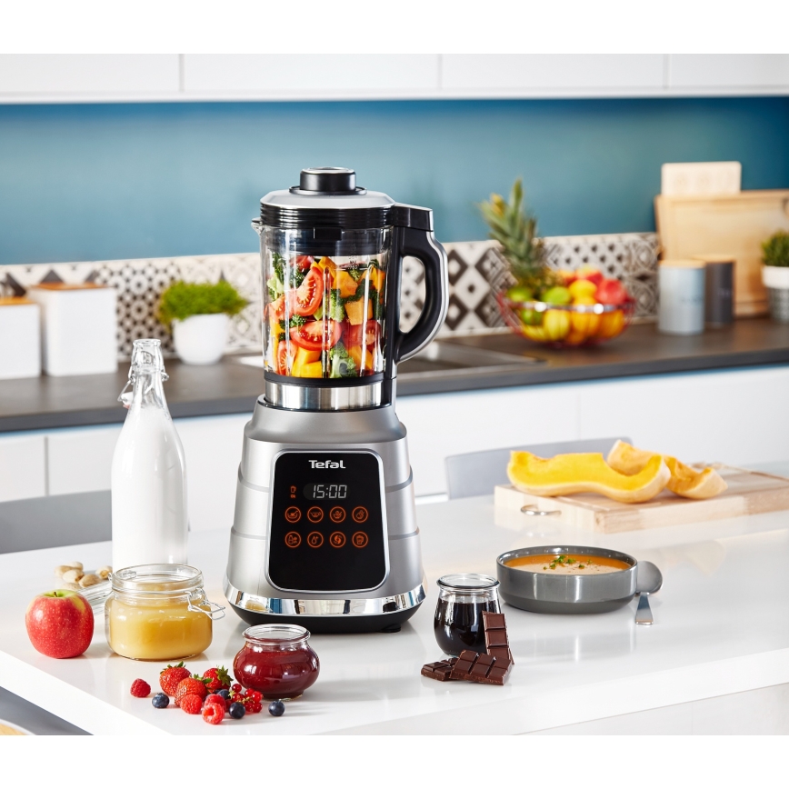 Tefal - Blender stołowy do gotowania HIGH SPEED ULTRABLEND BOOST 1300W/230V szary
