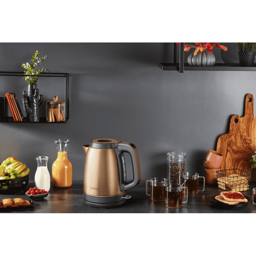 Tefal - Czajnik elektryczny COPPERTINTO 1,7 l 2400 W/230 V