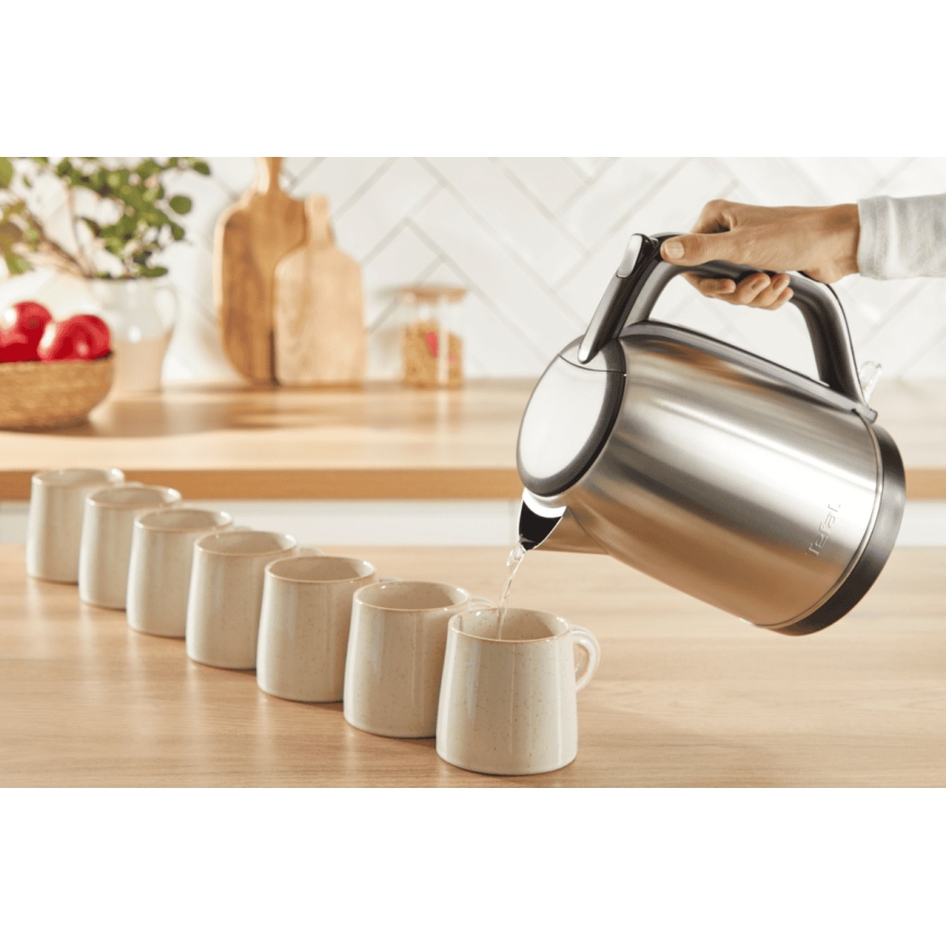 Tefal - Czajnik SUBITO 1,7l 2400W/230V stal nierdzewna/czarny