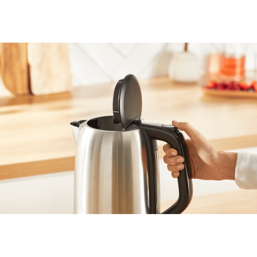 Tefal - Czajnik SUBITO 1,7l 2400W/230V stal nierdzewna/czarny