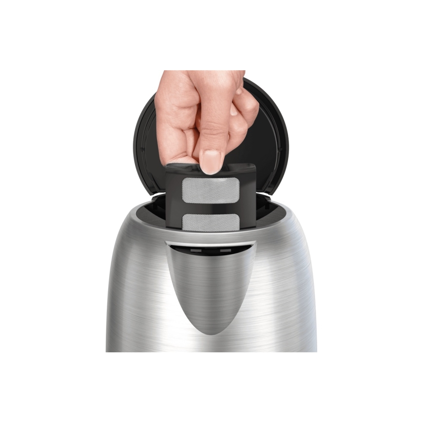 Tefal - Czajnik SUBITO 1,7l 2400W/230V stal nierdzewna/czarny