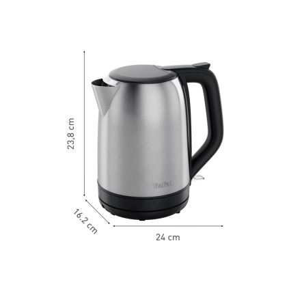 Tefal - Czajnik SUBITO 1,7l 2400W/230V stal nierdzewna/czarny