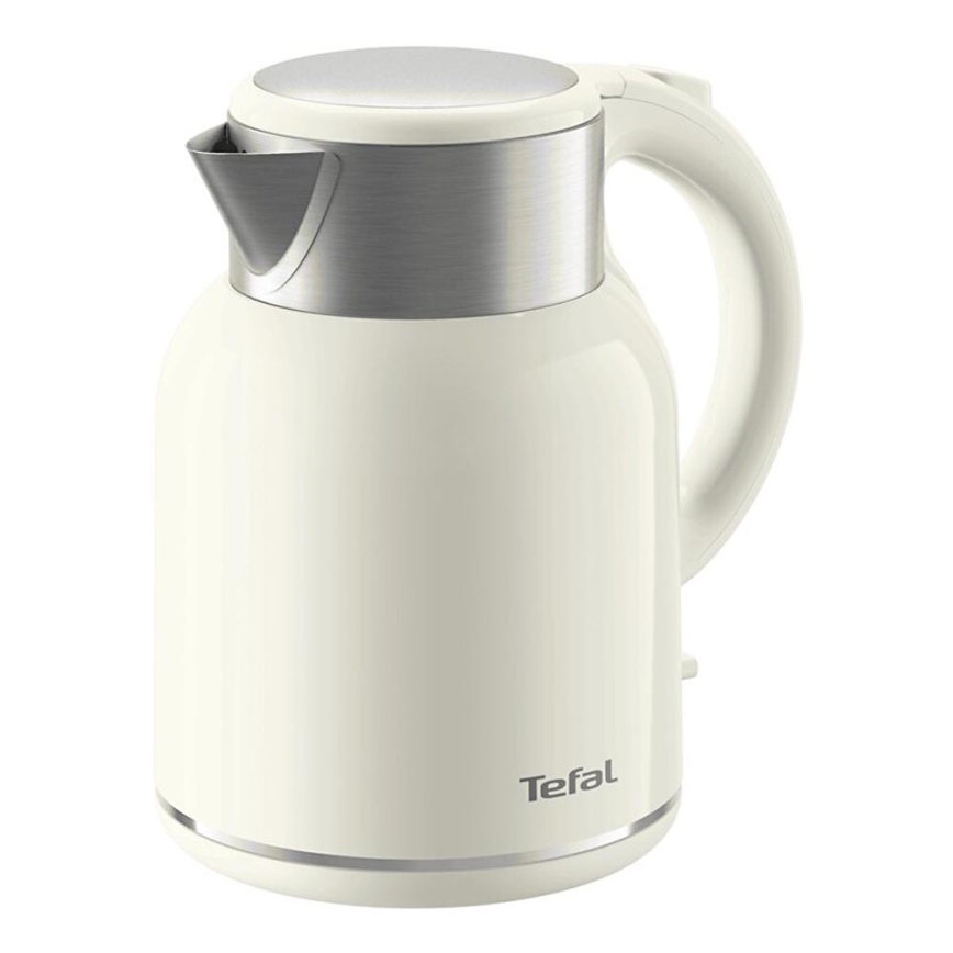 Tefal - Czajnik THERMO PROTECT XL 1,9l 1650W/230V stal nierdzewna/biały