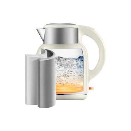 Tefal - Czajnik THERMO PROTECT XL 1,9l 1650W/230V stal nierdzewna/biały