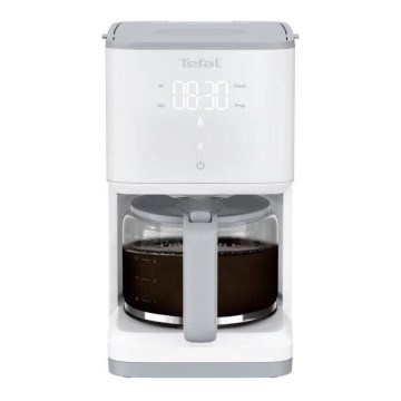 Tefal - Ekspres przelewowy z wyświetlaczem LCD SENSE 1000W/230V biały