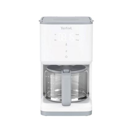 Tefal - Ekspres przelewowy z wyświetlaczem LCD SENSE 1000W/230V biały