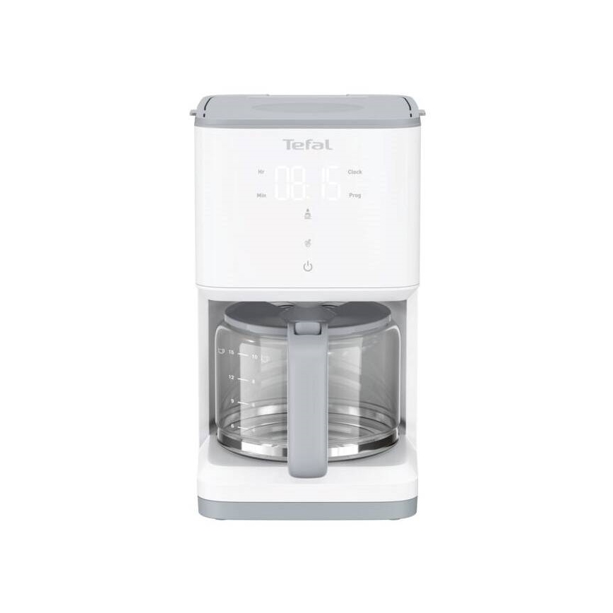 Tefal - Ekspres przelewowy z wyświetlaczem LCD SENSE 1000W/230V biały