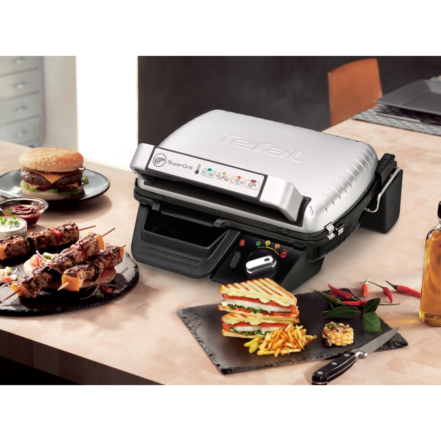 Tefal - Elektryczny grill OPTIGRILL ELITE 2000W/230V