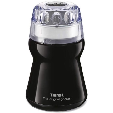 Tefal - Elektryczny młynek do kawy ziarnistej 50g 180W/230V czarny