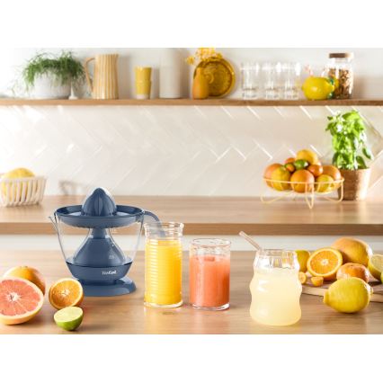 Tefal - Elektryczny wyciskacz do cytrusów MORNING CITRUS PRESS 0,8 l 25W/230V niebieski