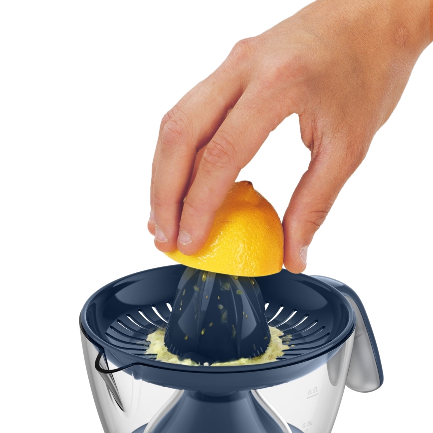 Tefal - Elektryczny wyciskacz do cytrusów MORNING CITRUS PRESS 0,8 l 25W/230V niebieski