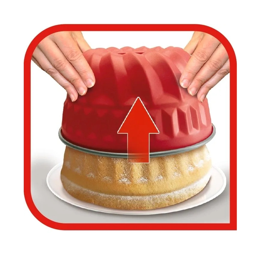 Tefal - Forma do pieczenia DELIBAKE 22 cm czerwona