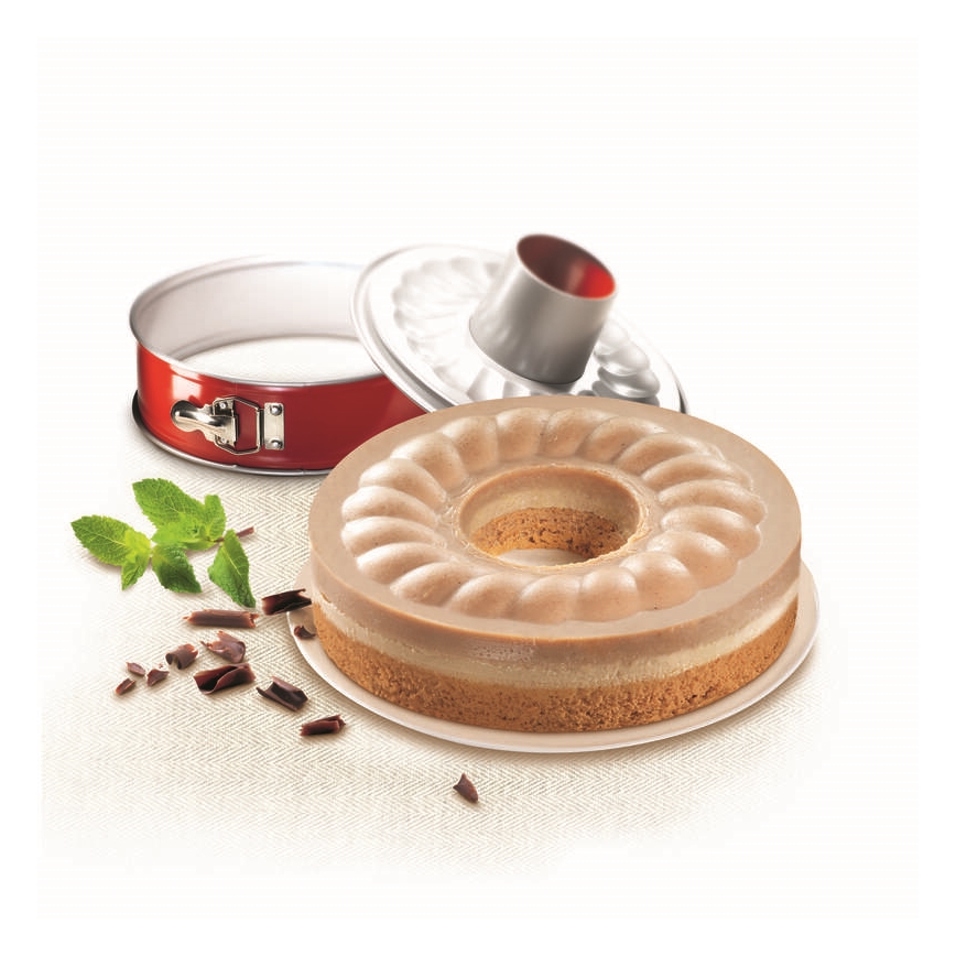 Tefal - Forma składana Savarin DELIBAKE 27 cm czerwona