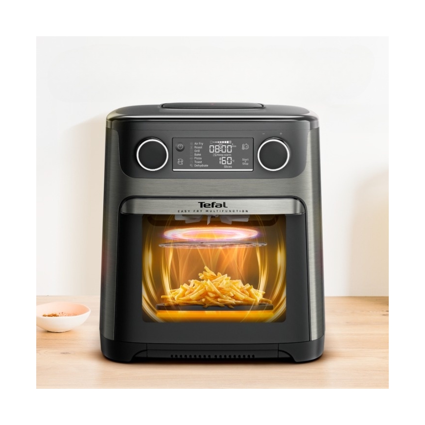 Tefal - Frytkownica na gorące powietrze 15 l EASY FRY 9 w 1, 1800 W/230 V, czarna
