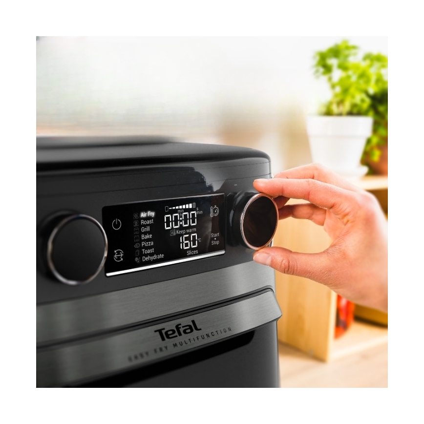 Tefal - Frytkownica na gorące powietrze 15 l EASY FRY 9 w 1, 1800 W/230 V, czarna