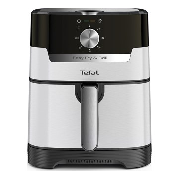 Tefal - Frytkownica na gorące powietrze 4,2 l EASY FRY&GRILL 2 w 1 1550W/230V ze stali nierdzewnej