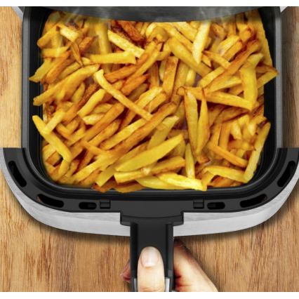 Tefal - Frytkownica na gorące powietrze 4,2 l EASY FRY&GRILL 2 w 1 1550W/230V ze stali nierdzewnej
