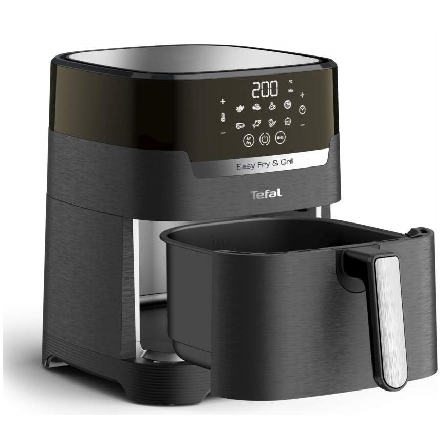 Tefal - Frytkownica na gorące powietrze 4,2 l EASY FRY&GRILL 2w1 1550W/230V czarna