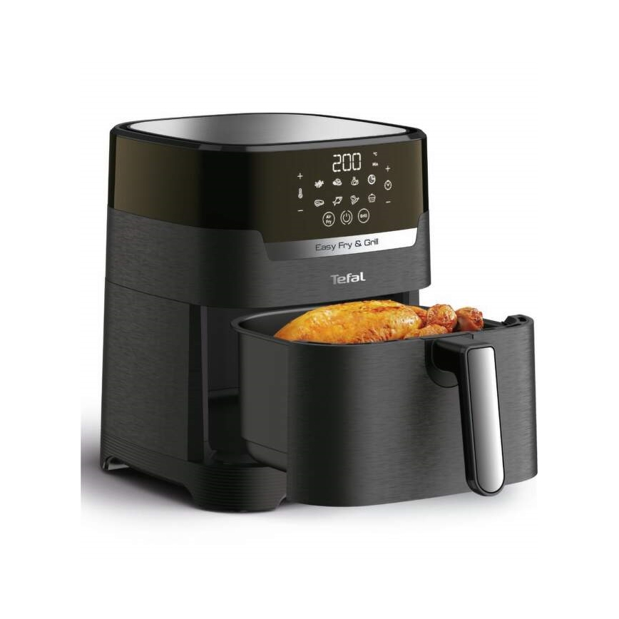 Tefal - Frytkownica na gorące powietrze 4,2 l EASY FRY&GRILL 2w1 1550W/230V czarna