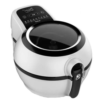 Tefal - Frytkownica na gorące powietrze ACTIFRY GENIUS DUAL MOTION 1,2l 1350W/230V biała
