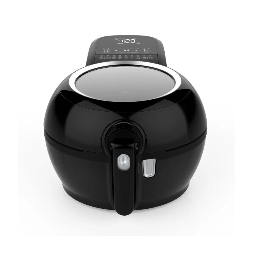 Tefal - Frytkownica na gorące powietrze ACTIFRY GENIUS DUAL MOTION 1,2l 1350W/230V czarna