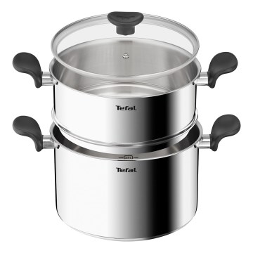 Tefal - Garnek do kuskusu z koszem do gotowania na parze PRIMARY 24 cm
