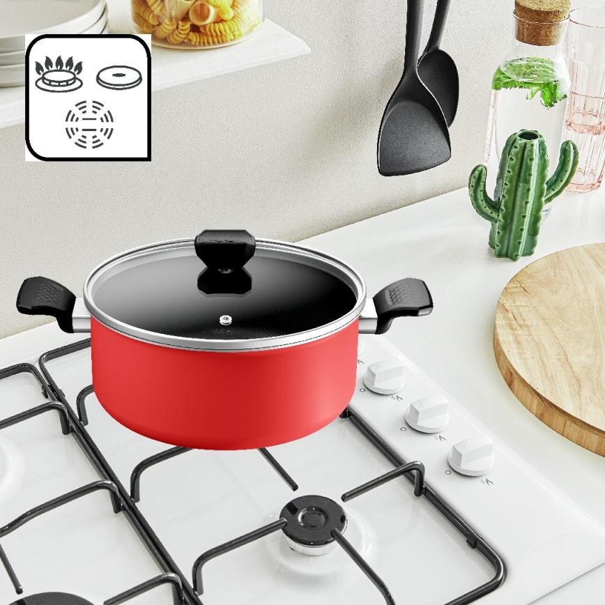 Tefal - Garnek z pokrywą EASY START 24 cm