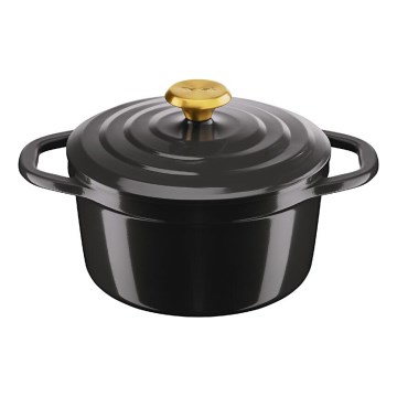 Tefal - Garnek z pokrywką AIR 20 cm antracyt